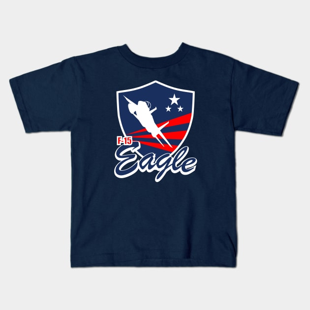 F-15 Eagle Kids T-Shirt by TCP